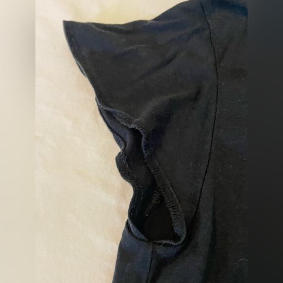 Madewell black flutter sleeve tee shirt size XS - Picture 4 of 5